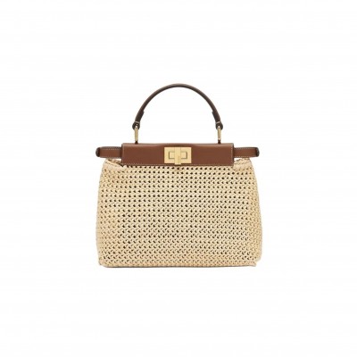 FENDI MINI PEEKABOO TOTE BAG 8BN244AOVPF1PII (23*18*11m)